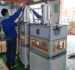 4臺氣液增壓機出貨啦，5噸高壓油壓出力型